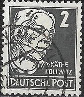 GERMANY 1948 Politicians, Artists And Scientists - 2pf - Kathe Kollwitz FU - Afgestempeld