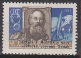 Russie N° 1967 *** En L'honneur De K.E. Tsiolkovski - Théoricien Des Fusées - Lancement De Spoutnik I - 1957 - Unused Stamps