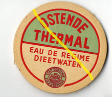 Oostende Thermal. Bierkaart (BAK-2, D-7) - Sotto-boccale