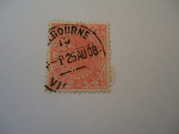 VICTORIA USED  STAMPS   QUEEN  POSTMARK  1908 - Andere & Zonder Classificatie