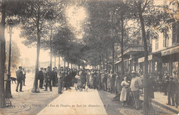 CPA 75 PARIS XIXe PARIS LA RUE DE FLANDRE EN FACE LES ABATTOIRS - Distrito: 19