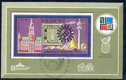 HUNGARY 1973 IBRA '73 Exhibition Block Used.  Michel Block 97 - Blokken & Velletjes