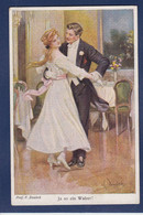 Delcampe - CPA Danse Art Déco Femme Women écrite Doubek - Tanz