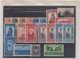 EGYPTE-TP -LOT- X- XX-TB  1936 - Neufs