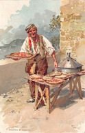 012524 "PIZZAIUOLO - VENDITORE DI FOCACCIA"  ANIMATA. CART NON SPED - Street Merchants