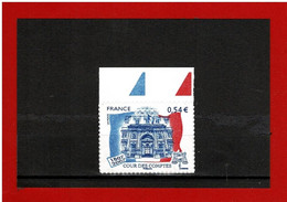 FRANCE - 2007 -  ADHESIF** - N°117 Ou N°4028A  - BICENTENAIRE DE LA COUR DES COMPTES - Y & T - COTE 3.00 € - Adhesive Stamps