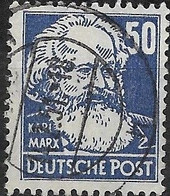 GERMANY 1948 Politicians, Artists And Scientists - 50pf -   Friedrich Engels FU - Usados
