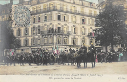 CPA 75 PARIS FETES AMERICAINES EN L'HONNEUR DE L'AMIRAL PAUL JONES AFFUT PORTANT LES RESTES DE L'AMIRAL - Other & Unclassified