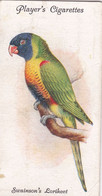 28 Swainsons Lorikeet - Aviary & Cage Birds -1933 - Players Original Cigarette Card. - Player's