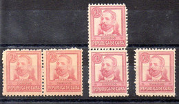 Cuba 5 Sellos N ºYvert 182 ** - Unused Stamps