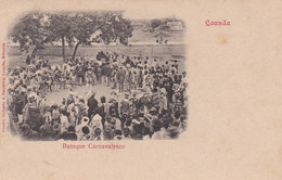 POSTCARD  PORTUGAL - AFRICA - OLD PORTUGUESE COLONY  - ANGOLA  - LUANDA - BATUQUE CARNAVALESCO - CARNIVAL - Angola