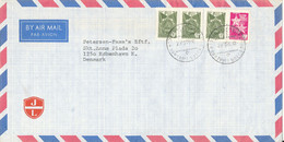 USSR Air Mail Cover Sent To Denmark 20-3-1981 (J. Laurtitzen A/S) - Cartas & Documentos