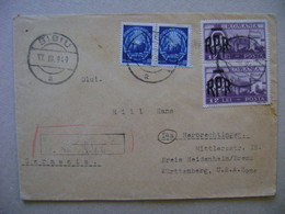 ROMANIA - LETTER SENT FROM SIBIU TO WURTTEMBERG (GERMANY) IN 1949 IN THE STATE - Cartas