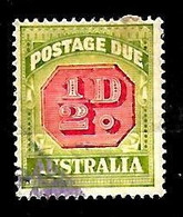 AUSTRALIA 1956 POSTAGE DUE 1/2 D - Strafport