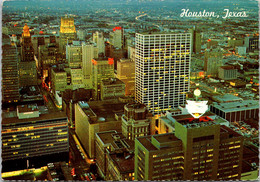 Texas Houston Downtown Skyline Lights - Houston