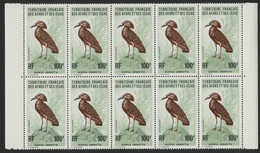 AFARS Et ISSAS N° 413 Bloc De Dix. Cote 190 € OISEAUX / BIRDS "Ombrette Scopus Umbrella" Neufs ** (MNH) TB - Picotenazas & Aves Zancudas