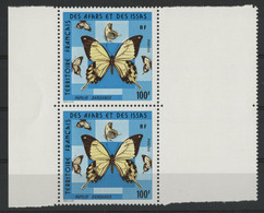 AFARS Et ISSAS N° 405 PAIRE Cote 28 € PAPILLONS / BUTTERFLY "Dardanus" Neufs ** (MNH) TB - Schmetterlinge