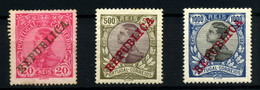 Portugal Nº 172, 180/1 - Unused Stamps