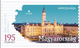 HUNGARY - 2021. Landscapes And Cities - Győr - City Hall  And Castle MNH!!! - Nuovi