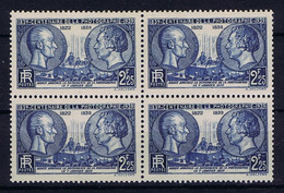 France: Yv 427 4 - Block  2x  Postfrisch/neuf Sans Charniere /MNH/**  2x MH/*1936 - Ongebruikt