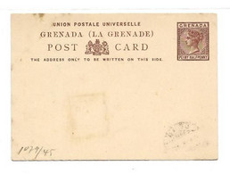 GRENADA E.P. Carte Postal Stationery Card 1½d. Brown, Mint - Very Fresh.   Belle Fraîcheur.   TB - W1084 - Granada (...-1974)