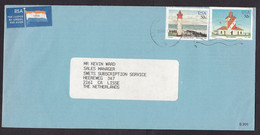 South Africa: Airmail Cover To Netherlands, 1988, 2 Stamps, Lighthouse, By Regional Director Western Cape (minor Damage) - Lettres & Documents