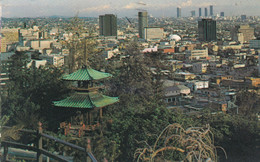 A12752- HOLLYWOOD HILLS ARCHITECTURE PANORAMIC VIEW, LOS ANGELES CALIFORNIA STATE 1982 USA AIRMAIL USED STAMP POSTCARD - Los Angeles