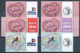France 2005 - 3747A 3747Ab 3747Ad Et 3748A Six Timbres Personnalisés Coeur Cacharel Saint-Valentin - Neuf. - Unused Stamps
