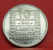 10 Francs Turin 1948 B - SUP - Pièce De Monnaie Française Collection - N19435 - K. 10 Francs