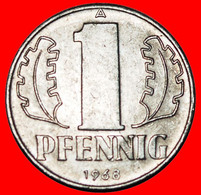 * USSR: GERMANY ★ 1 PFENNIG 1968A MINT LUSTRE! DISCOVERY COIN! LOW START ★ NO RESERVE! - 1 Pfennig