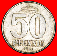 * HAMMER AND COMPASS (1958-1990): GERMANY ★ 50 PFENNIG 1981A! LOW START ★ NO RESERVE! - 50 Pfennig