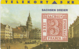 Denmark, TP 020, 5kr,  Rare Stamps - Sachsen Dreier ,Only 3000 Issued, 2 Scans. - Danemark