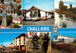 CPSM Challans-Multivues-Timbre        L807 - Challans