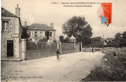 29- ROUTE DE L'ABER-ILDUT CARRIERE SAINT-GILDAS- ANIMEE - Andere Gemeenten