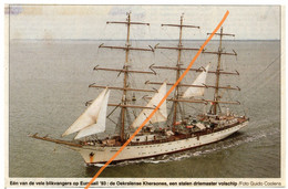 Eurosail 1993, Khersones, Oekraine (Krantenknipsels Mercator, Zeilschepen) (BAK-2) Oostende - Ostende - Altri & Non Classificati