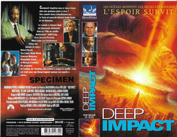 "DEEP IMPACT" -jaquette SPECIMEN Originale CIC VIDEO -de Mimi LEDER - Sci-Fi, Fantasy