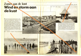 Wind En Storm Aan De Kust. Oostende, Heist, Blankenberge, Kust (1993)(Krantenknipsels Mercator, Zeilschepen) (BAK-2) - Andere & Zonder Classificatie