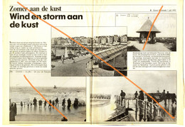 Wind En Storm Aan De Kust. Oostende, Heist, Blankenberge, Kust (1993)(Krantenknipsels Mercator, Zeilschepen) (BAK-2) - Unclassified