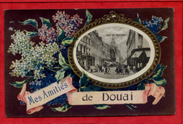 * Mes Amitiés De DOUAI ( Rue De Bellain ) - 1925 ( Voir Les 2 Timbres Au Dos ) - Douai