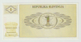 Banknote Slovenije 1 Tolar 1990 UNC - Slovénie