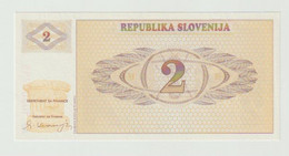 Banknote Slovenije 2 Tolar 1990 UNC - Slovénie