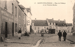 St Cyr L'école * Place De L'abbaye Et Rue Victorien Sardou * Maison GERMAIN Commerce De Vins épicerie Mercerie - St. Cyr L'Ecole