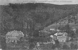 CPA 30 ALZON CHATEAU ET FERME DE MONSEIGNEUR DU CUREL EVEQUE DE MONACO - Altri & Non Classificati