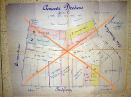 Plan Bredene (47 X 37 Cm) (BAK-2) Oostende - Ostende - Europe