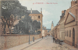 CPA 27 EVREUX RUE DU LYCEE - Evreux