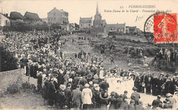 CPA 22 PERROC GUIREC NOTRE DAME DE LA CLARTE PROCESSION DU 15 AOUT - Perros-Guirec