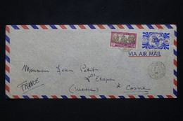 NOUVELLE CALÉDONIE - Enveloppe De Nouméa Pour La France En 1946 Par Avion - L 103215 - Storia Postale