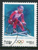 POLAND 1994 Winter Olympics Single Ex Block Used  Michel 3480 - Used Stamps