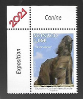 Monaco 2021 - Yv N° 3274 ** - Exposition Canine ( Lévrier Afghan ) - Nuovi