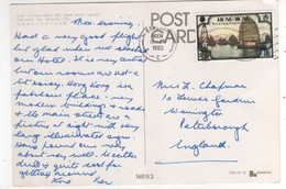 Beau Timbre , Stamp " Bateaux : Jonques " Sur Cp , Carte , Postcard Du 18/02/1982 - Cartas & Documentos